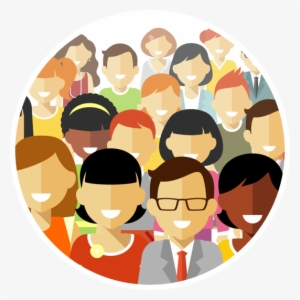 Crowd Clipart Person Icon - People Round Icon Png - Free Transparent ...