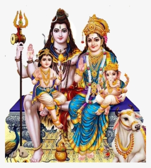 Shiv Sanker Family Logo - Ganesh Ji With Family #345786