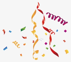 Ribbon Clip Art - Confetti Frame #345843