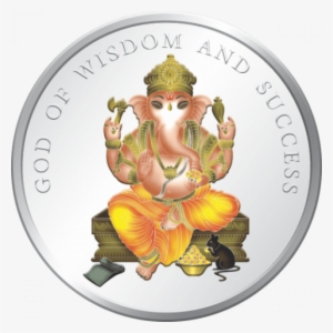 5 Gram Enamelled 999 Silver Coin Of Lord Ganesha - Coin #346080