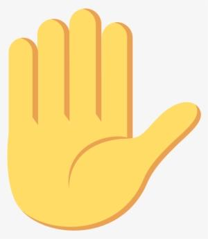 Raised Hand Emoji Transparent #346102