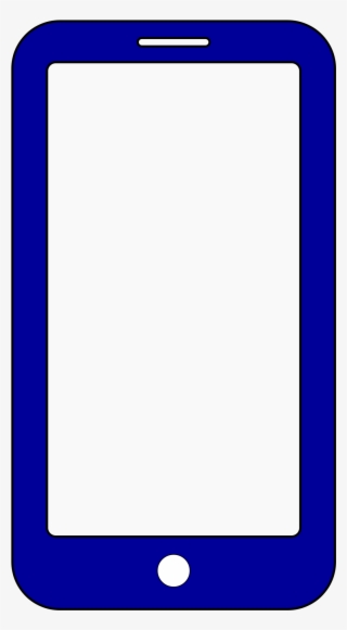 File - Smartphone Icon - Svg - Celular Tactil Dibujo Png #346454