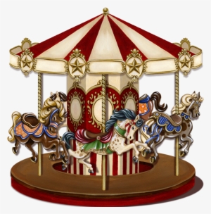 Birgit Kerr - Carnival Vintage Merry Go Round #346493