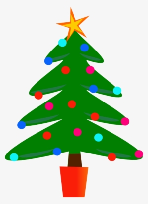 Christmas Tree Clipart Black And White Free - Christmas Tree Clipart #346811