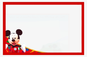 Mickey Mouse Frame Png #346850