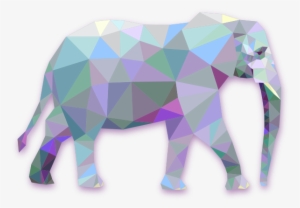 Vector Transparent Stock Geometry Triangle Modern Transprent - Cafepress Elephant Animals 5'x7'area Rug #347102