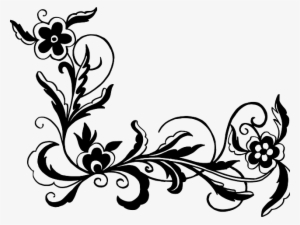 Flowers Vectors Png Transparent Images - Floral Corner Vector Png #347188