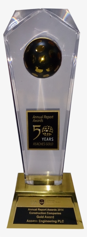Chartered Accountants Annual Report Awards 2014 Construction - Trophy #347245