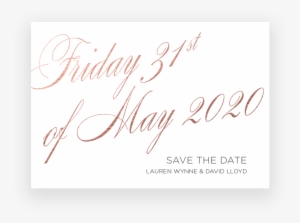 Script Save The Date - Calligraphy #347389