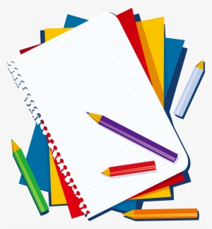 Colored Pencil Book Clip Art - Pencils And Books Background #348086