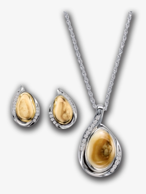 Sheltered Pool Earrings & Pendant #348348