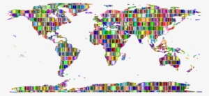 World Map Globe Watercolor Painting - World Map Continents #348648