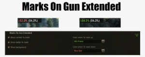 1 - 0 - 1 - 0 Marks On Gun Extended V4 - - Marks Of Excellence Mod #349721