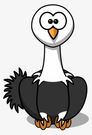 Ostrich With Black Feathers Svg Clip Arts 408 X 597 #349823