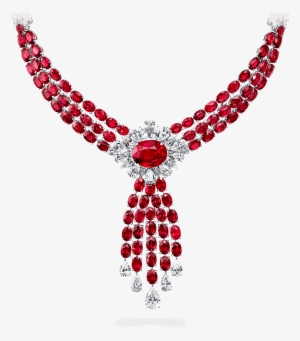 Ruby Is The Birthstone For July And The Gem For The - Graff Ruby And Diamond Necklace #3400407