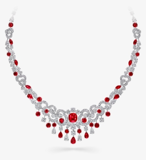 A Graff Nuage Ruby And Diamond Necklace - Jewellery #3400686