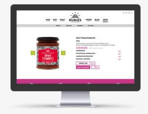 Rubies Website Mockup Screen1 - Mockup #3400758