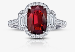 Ruby & Diamond Ring - Ruby Engagement Rings Meaning #3400882