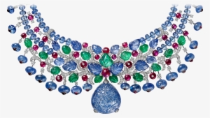 High Jewellery Necklaceplatinum, Sapphires, Emeralds, - Картье Тутти Фрутти #3401066