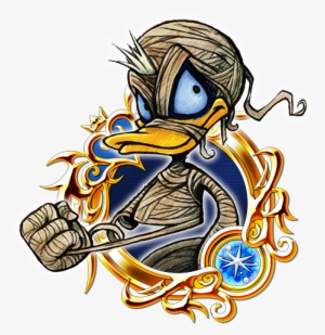 Illustrated Halloween Donald - Stained Glass Medals Khux #3402068
