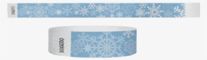 3/4 Tyvek Wristband Snow Flake - Tyvek #3403051