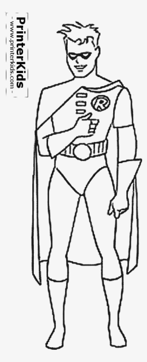 Batman And Robin Coloring Pages On Beautiful Batman - Robin From Batman Coloring #3403143