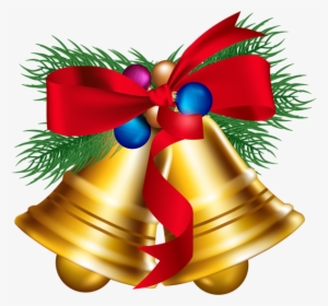 Christmas Bells With Christmas Ballls Png Clipart Image - Christmas Bells Clipart #3403168