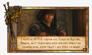“i Have A Huge Crush On Vernon Roche - The Witcher #3403738