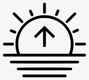 Sunrise - - Sunset Icon Png #3404025