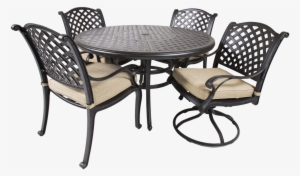 Comfort Care Cc03b-jr Cast Aluminum Armless Weave Outdoor #3404583