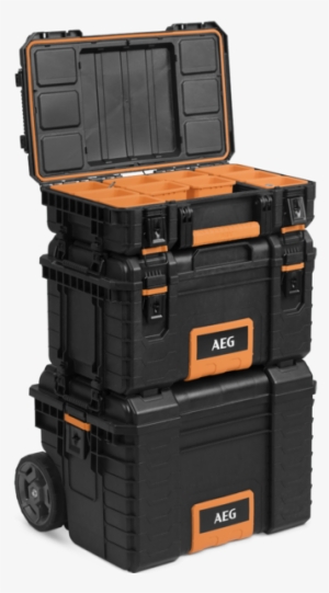Just Like The Ridgid Branded Pro Tool Storage System, - Aeg Tool Box #3405745