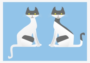 This Free Icons Png Design Of Two Cats #3405884