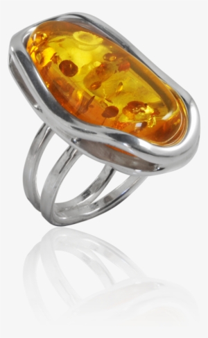 Anelli In Ambra E Argento #3406044