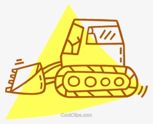 Heavy Machinery Royalty Free Vector Clip Art Illustration - Clip Art #3406160