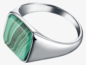 Malachite Signature - Silver Ring - Northern Legacy Malachite Signature Ring Silver #3406441