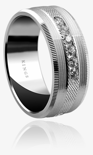 Kingsluxury Beautiful 10 Karat White Gold Wedding Band, #3406475