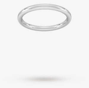 2mm Slight Court Heavy Wedding Ring In Sterling Silver - Dyrberg/kern #3406509