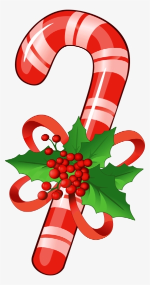 Candy Cane Clipart - Candy Cane Cartoon #3407404