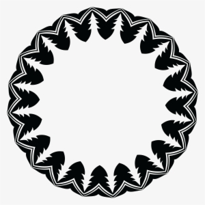 Free Clipart Of A Tree Frame Design Element - Volk Rays Super Fine Mesh #3408445