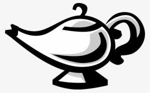 Vector Illustration Of Aladdin's Magic Lamp Or Lantern - Lampada De Genio Vetor #3408908