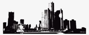 Detroit - Detroit City Skyline Png #3409070
