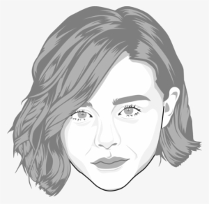 Chloë Moretz The Rising Star Caricate Of Chloë Moretz - Drawing #3409200
