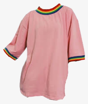 Pink Rainbow Top Shirt Polyvore Moodboard Filler Sugar - So Aesthetic Shop Clothes #3410260