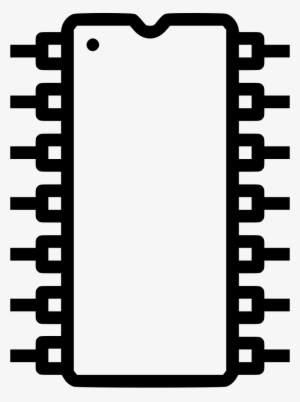 Computer Chip Electronic Circuit Solicon Integrated - Integrated Circuit #3410503