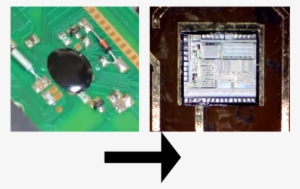 Desencapsulado De Un Chip En Placa - Electronic Component #3410528