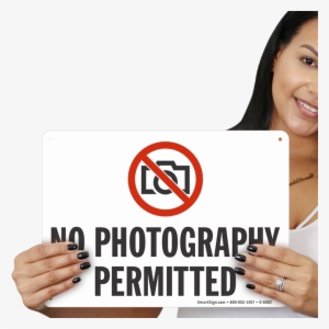 No Photography Permitted, Prohibition Sign #3411469