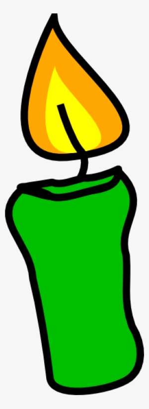 Clip Arts Related To - Green Candle Clipart #3411583