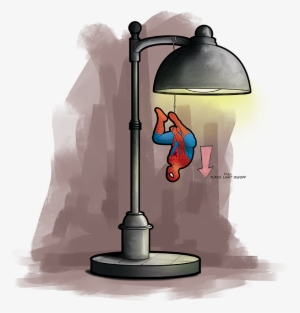 Spiderman Desk Lamp - Illustration #3411688