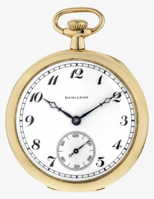 Pocket Watch Circa 1918 Yellow Gold Manual #3411736