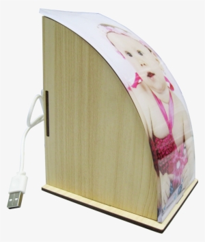 Sublimation Cute Curve Shaped Personalised Desk Lamp - Plywood #3411966